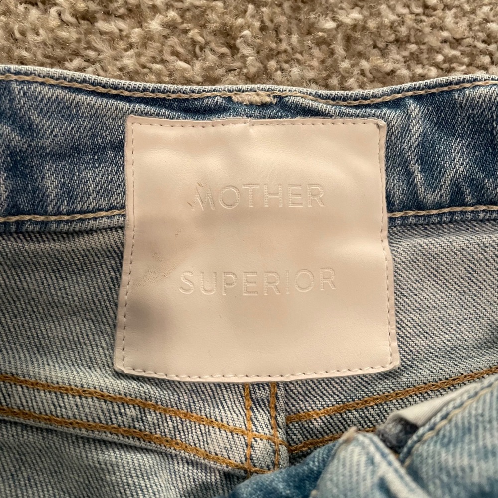 Mother Superior jeans High Waisted Rider Skimp The Confession‎ 25 boho classic - Picture 3 of 7